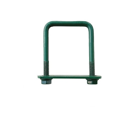 Clema zincata verde tip U 60x40MM